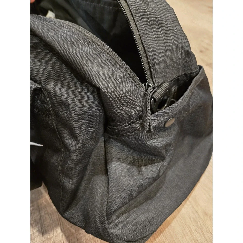 Black Nike Gym Duffle Embroidered Symbol